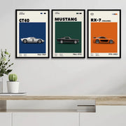 Frame with Poster - Cars