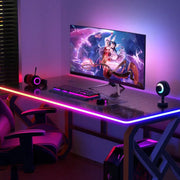 شريط إضاءة نيون LED ذكي RGB متعدد الالوان للطاولة – تحكم عبر الواي فاي والبلوتوث – متوافق مع Alexa وGoogle - بطول 5 امتار
