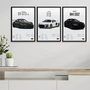 Frame with Poster - Cars