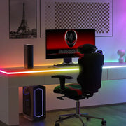 شريط إضاءة نيون LED ذكي RGB متعدد الالوان للطاولة – تحكم عبر الواي فاي والبلوتوث – متوافق مع Alexa وGoogle - بطول 5 امتار