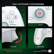 وحدة تحكم GameSir G7 SE سلكية لأجهزة Xbox Series X|S و Xbox One و Windows 10/11، وحدة تحكم ألعاب سهلة الاستخدام مزودة بعصا تحكم تعمل بتقنية Hall Effect ومنفذ صوت 3.5 ملم