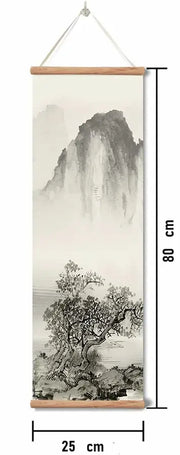 Scenic landscape mural - set of 4 pieces, 80*25 cm each