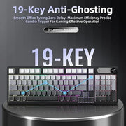 لوحة مفاتيح Furycube IP98 Pro – RGB لاسلكية/سلكية للالعاب