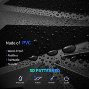 16 قطعه الواح ديكور للحائط - ثلاثية الابعاد بتصميم ماسي الشكل وبملمس بارز - مصنوعة من PVC - بحجم 30*30 سانتي