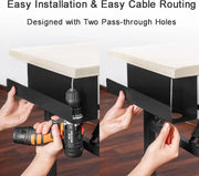 Under Desk Cable Management Tray - 42 cm