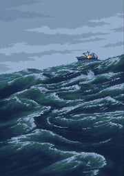 Frame with poster - Sea