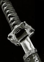 Frame with poster - Katana sword