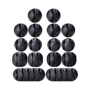 Self-Adhesive Cable Clips - 16 Pcs