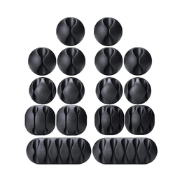 مشابك ذاتية الالتصاق للكابلات - 16 قطعة