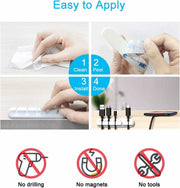 Self-adhesive clips - 5+3