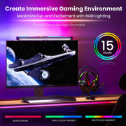 مصباح شاشة كمبيوتر مع إضاءة خلفية RGB