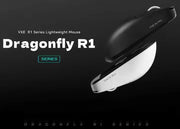 ماوس العاب VXE Dragonfly R1 SE لاسلكي / سلكي – مستشعر PAW3395 SE، 3 اوضاع اتصال (2.4G + Bluetooth + USB-C)، بطارية طويلة، خفيف الوزن