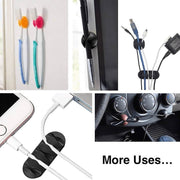 Self-Adhesive Cable Clips - 16 Pcs