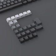 ازرار كيبورد مكونة من 133 زر - الوان متدرجة مع نقش جانبي   - keycaps