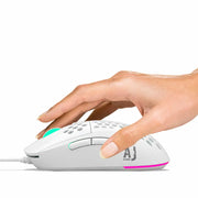 ماوس العاب سلكي Ajazz AJ380 – تصميم مريح، دقة عالية، ازرار قابلة للبرمجة، إضاءة RGB، اداء ممتاز للالعاب
