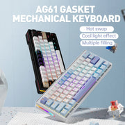 كيبورد لاسلكي AG61 - yallow switch(انجليزي)