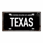 لوحة معدنية - TEXAS