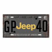 لوحة معدنية - JEEP GP40