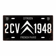 لوحة معدنية - Citroën 2CV 1948