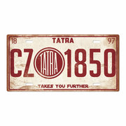 لوحة معدنية - TATRA CZ 1850