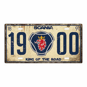 لوحة معدنية -SCANIA 1900