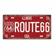 لوحة معدنية - ROUTE 66
