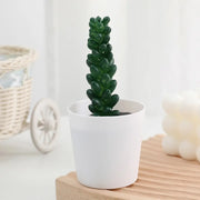 Artificial Potted Plants with White Pots - 10 Different Styles
