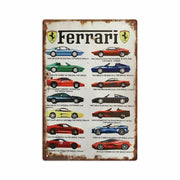 لوحة معدنية - FERRARI