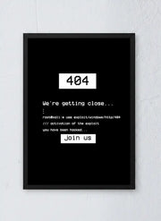 Frame with Poster - Error