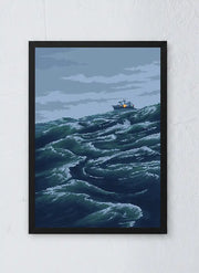 Frame with poster - Sea