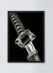 Frame with poster - Katana sword