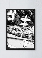 Frame with Poster - Cars/Manga
