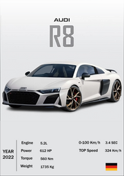 Frame with poster - cars