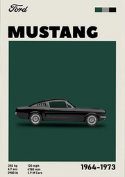 Frame with Poster - Cars